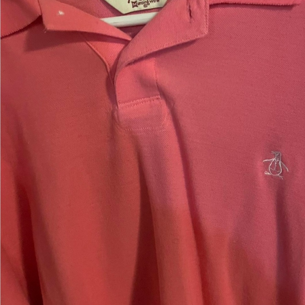 Pink penguin polo perfect for spring and summertime